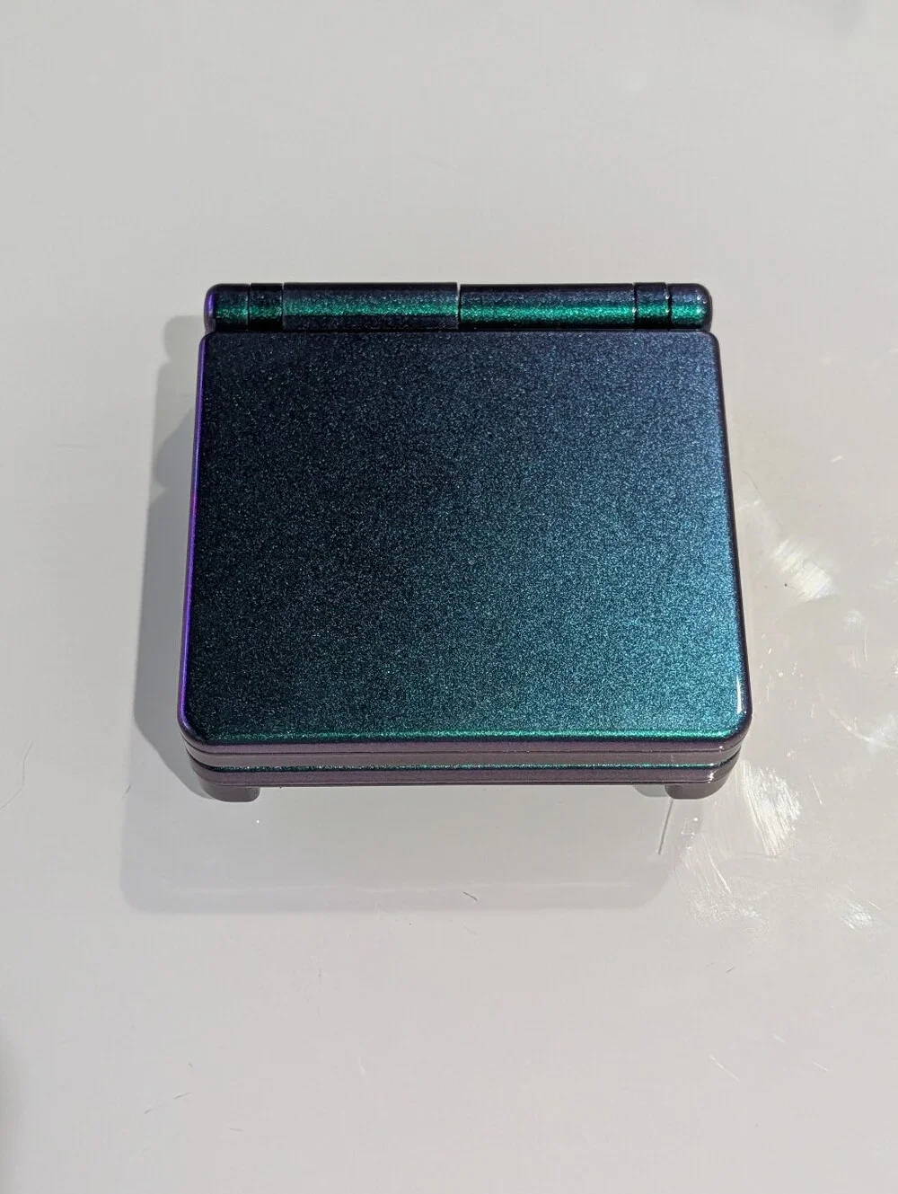 Metallic Green Purple Nintendo Game Boy Advance SP GBA SP System w v5 IPS Screen